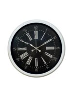 Elegance White 40 Cm Metal Duvar Saati - Görsel 4