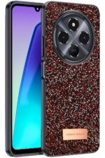 Mey İthalat®   Redmi 14C Bright Simli Kapak - Derin Mor
