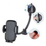 BUFFER® Ayarlanabilir Vakum Kilitli Cam Ve Torpidoya Takılabilen Telefon Tutucu - Görsel 4