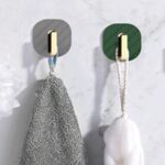 BUFFER®  2li Yapışkanlı Retro Askılık Dolap Kapak Kulpu Gri - Görsel 4