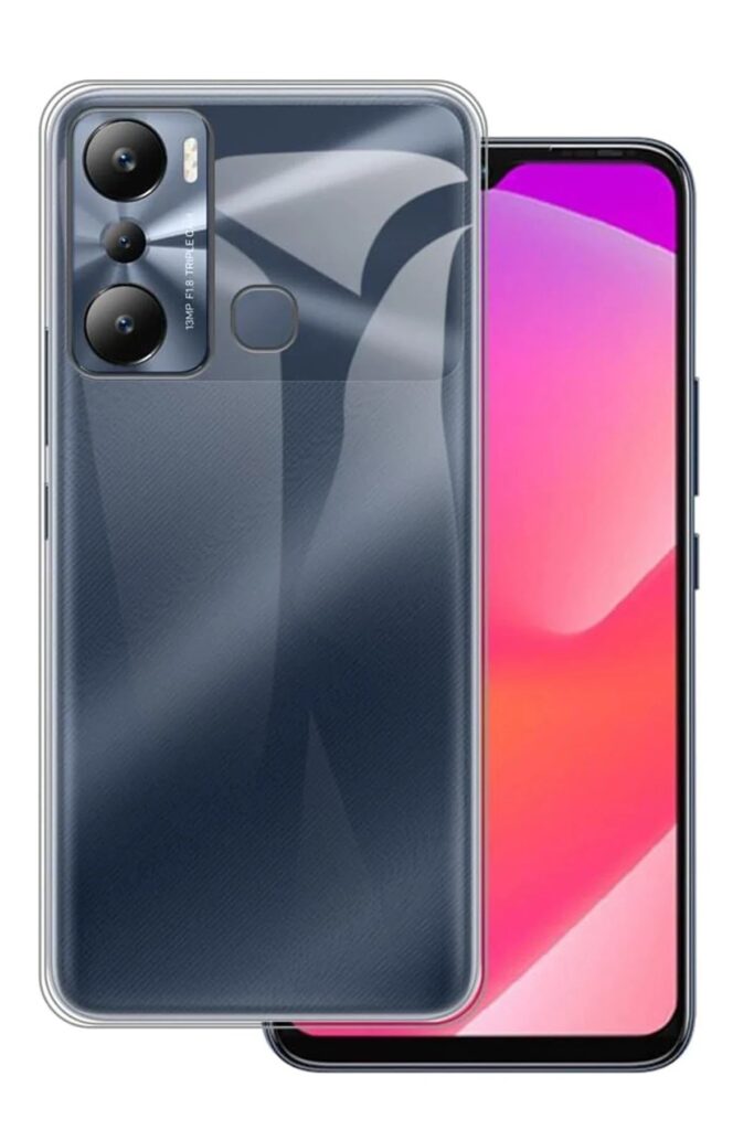 Mey İthalat®  İnfinix Hot 20i Kılıf Lüx Şeffaf Silikon