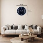 Beyaz Şık 36 Cm Duvar Saati - Görsel 4