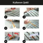 BUFFER® 6 Parça Araba Motosiklet Otomobil Bisiklet Lastik Tamir Kiti Araç Bakım Seti - Görsel 4