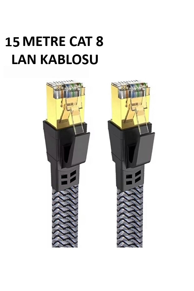 Cat 8 LAN Kablosu –Ethernet Kablosu Örgü Kaplama