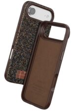 Mey İthalat®   iPhone 17 Air Bright Simli Kapak - Gold - Görsel 3