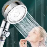 BUFFER® Turbo Pervaneli ve Filtreli Su Tasarruflu 360 Derece Dönebilen Tazyikli Duş Başlığı - Görsel 2