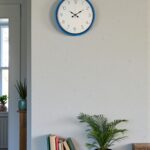 36 Cm Mavi Sade Dekoratif Duvar Saati