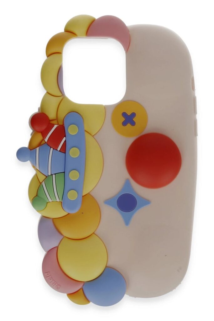 Mey İthalat®  iPhone 15 Pro Kılıf Poky Karakter Silikon Kapak - Desen 7