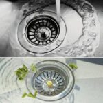 BUFFER® Paslanmaz Çelik Mutfak Evye Lavabo Süzgeci Lavabo Gideri Atık Gıda Tıpası - Görsel 2