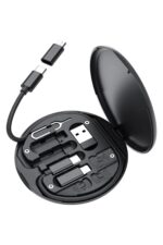 BUFFER® 60w Destekli Kablo Kutusu Seyahat Kablo Seti 5'i 1 arada USB Type-C Şarj Kablosu Seti - Görsel 6