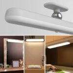 BUFFER® Dokunmatik USB İle Şarj Olabilen 27 cm Led Aydınlatma Makyaj Aynası Işığı - Görsel 5