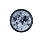 Worldline Black 40 Cm Metal Duvar Saati - Görsel 3