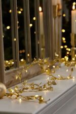 3 Metre Yaldızlı Gold LED Işık – Dekoratif Ortam ve Yılbaşı Aydınlatması - Görsel 7
