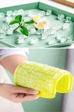 BUFFER® 160'lı Mini Küp Şekilli Silikon Buzluk, Sunum Buzluk - Görsel 7