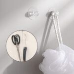 BUFFER® 2 Adet Kristal Kendiliğinden Güçlü Yapışkanlı Kulp Askısı Tutma Kolu - Görsel 6