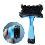 BUFFER® Evcil Hayvan Kedi Köpek Tüy Toplayıcı Otomatik Tuşlu Pet Tarak - Görsel 8