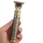 BUFFER® Vintage Görünümlü Güçlü 4 Farklı Başlıklı USB ŞarjlI Manuel Tıraş Makinası - Görsel 2