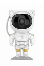 BUFFER® Uzaktan Kumandalı ve Zamanlayıcılı Farklı Renk Işık Modlu Astronot Projektör Gece Lambası - Görsel 7