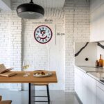 Kırmızı Happy Kitchen 36 Cm Mutfak Duvar Saati - Görsel 4