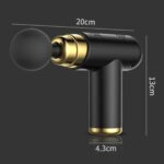 BUFFER® 4 Başlıklı USB Şarj Olabilen Masaj Tabancası - Görsel 3