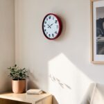 Premium Kırmızı 36 Cm Duvar Saati - Görsel 3