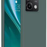 Mey İthalat®   Redmi Note 13 Pro 5G Kılıf First Silikon - Koyu Yeşil
