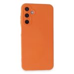 Mey İthalat®  Samsung Galaxy A25 5G Kılıf Nano içi Kadife Silikon - Turuncu - Görsel 2