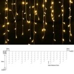 BUFFER® 8 Fonksiyonlu 16 Saçaklı Perde Led 3 x 1 (Günışığı) - Görsel 5