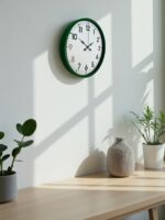 36 Cm Standart Yeşil Duvar Saati - Görsel 2