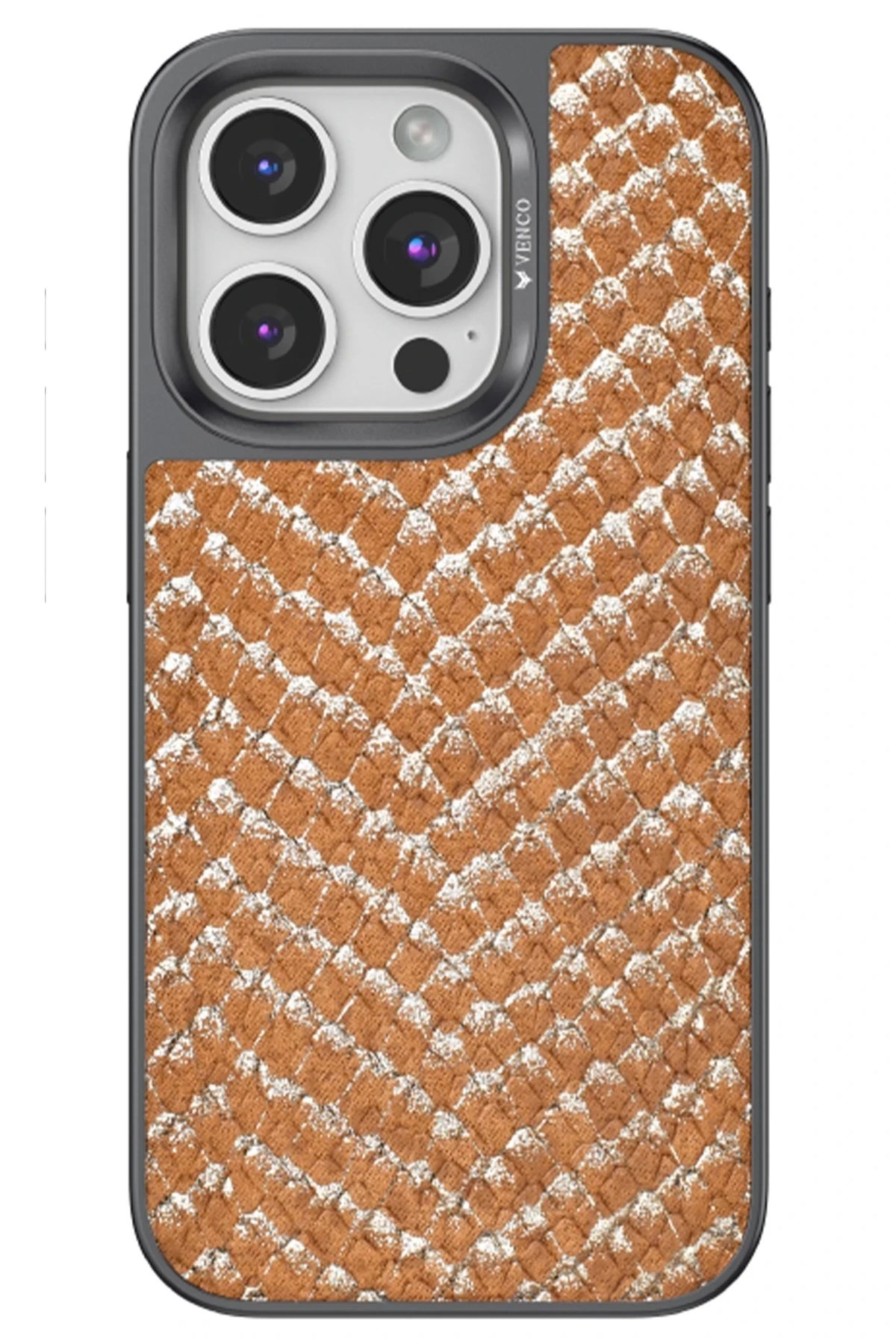 Mey İthalat® iPhone 14 Pro Viper Kapak - Kahverengi Mey İthalat® iPhone 14 Pro Viper Kapak - Kahverengi