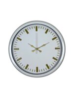 Beyaz Zarafet 40 Cm Metal Duvar Saati - Görsel 4