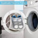 Pratik Çamaşır Makinesi Kapağa Bağlamalı  Ayakkabı Yıkama Filesi - Görsel 2