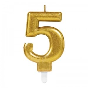 Mey İthalat® 5 Rakam Mum Gold Renk