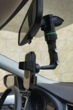 BUFFER® Dikiz Aynasına Takılabilen Eklemli Telefon Tutucu Aparat - Görsel 8