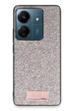 Mey İthalat®   Redmi 13C Bright Simli Kapak - Gold