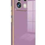 Mey İthalat®   Poco M6 Pro 4G Kılıf Volet Silikon - Mor
