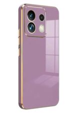 Mey İthalat®   Poco M6 Pro 4G Kılıf Volet Silikon - Mor