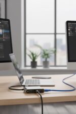 4’ü 1 Arada Type-C to Hub Dönüştürücü Adaptör – 4K Ultra HD HDMI & VGA Görüntü Aktarımı, PD Hızlı Şarj Destekli, USB Çoklayıcı - Görsel 8