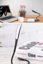 BUFFER® USB Girişli 14 Ledli 3 Kademeli Dokunmatik Masa/Kitap Okuma Lambası Ledi Siyah - Görsel 7