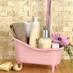 BUFFER® Dekoratif Mini Küvet Şeklinde Çok Amaçlı  Banyo Düzenleyici Sepet - Görsel 2