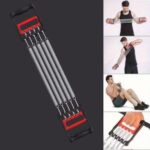 BUFFER® Göğüs Genişletme ve Kuvvet Egzersiz Aleti – 5 Yaylı 5 Kademeli Ayarlanabilir Fitness ve Kuvvet Antrenmanı Ekipmanı