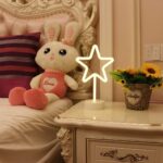 BUFFER® Yıldız Tasarımlı Neon Led Masa Ve Gece Lambası Dekoratif Işık - Görsel 5