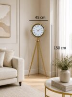 Elite Roma Rakamlı Gold Tripod Ayaklı Saat - Görsel 4