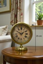 Majestic Time Eskitme 25 x 20 Cm Metal Masa Saati - Görsel 5
