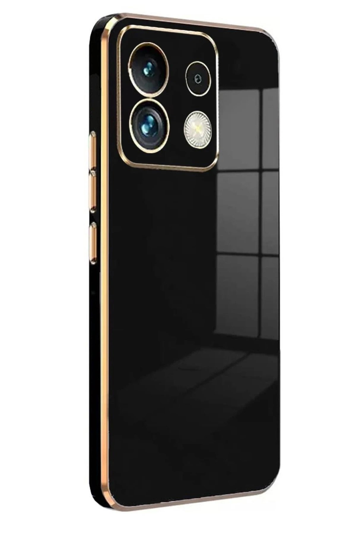 Mey İthalat® Poco M6 Pro 4G Kılıf Volet Silikon - Siyah Mey İthalat® Poco M6 Pro 4G Kılıf Volet Silikon - Siyah