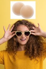 BUFFER® Silikon Göğüs Ucu Kapatıcı Gizleyici Bant Aparat  Nipple Pad - Görsel 8