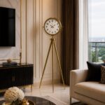 Gold Tripod Ayaklı Lüks Saat
