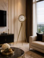 Gold Tripod Ayaklı Lüks Saat