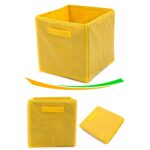 BUFFER® Çok Amaçlı Kullanım Dekoratif Dolap İçi Düzenleyici Organizer Katlanabilir Kutu - Görsel 4