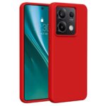 Mey İthalat®   Redmi Note 13 Pro 4G Kılıf First Silikon - Kırmızı - Görsel 3